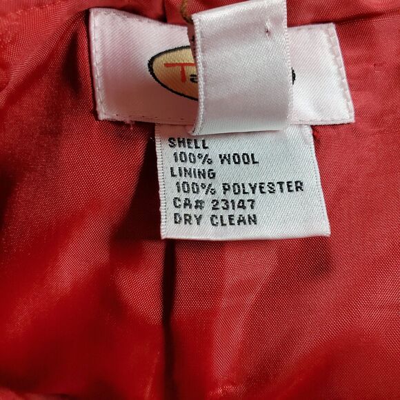 Talbots Faux Wrap Skirt Size 4 100% Wool Lined Career Classic A-Line Christmas - Picture 4 of 4